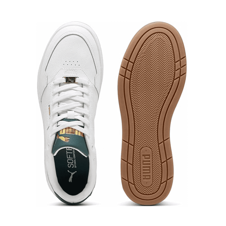 PUMA COURT CLASSIC LUX MASC 395019/13 WHITE/GREEN | Next Urban